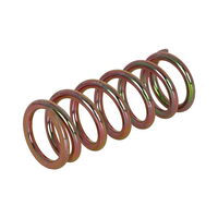 Ressort hélicoïdal robuste en acier 65Mn, plaqué zinc jaune, résistant à la corrosion, ressorts de compression pour suspension de camion