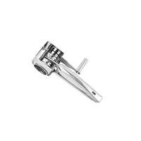 Râpe à fromage rotative manuelle en acier inoxydable 3-en-1, ensemble d'ustensiles de cuisine multifonctionnels pour la fondue au chocolat et l'usage domestique