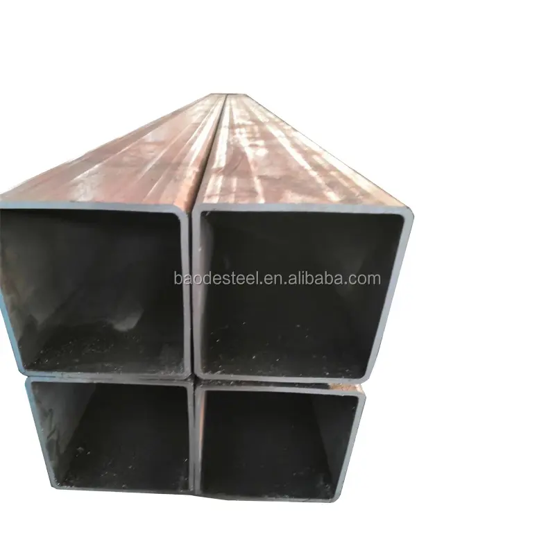 Materiais de construção revestidos de zinco, 5 polegadas, tubo de aço quadrado galvanizado para a estrutura de aço