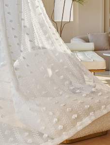 Fábrica de China, venta al por mayor en línea, cortinas decorativas de tela de gasa de tul - Product Image 2