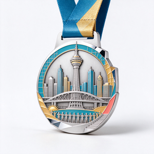 Medallas de Policía Personalizadas, Medallas de Trofeo Grabadas para Competiciones y Eventos Deportivos - Product Image 1