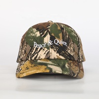 Casquette de sport à 6 panneaux avec logo brodé de haute qualité, vente en gros de casquettes en coton camouflage personnalisées, casquette de baseball tendance pour hommes BSCI OEM