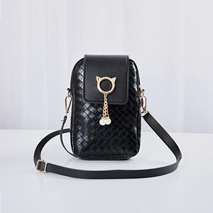 <span class=keywords><strong>Sac</strong></span> bandoulière tendance pour téléphone, <span class=keywords><strong>sac</strong></span> pour femme en gros, nouveau <span class=keywords><strong>sac</strong></span> à la mode pour femme 2026, porte-monnaie, mini <span class=keywords><strong>sac</strong></span> tissé. - Product Image 2