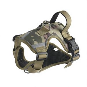 Harnais pour chien en nylon réfléchissant et maille respirante, avec boucle réglable et anneau en D - Product Image 2