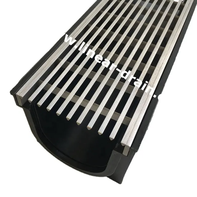 Tùy Chỉnh Thép Không Gỉ Cống Sàn Grate/Thoát Nước Sàn/Wedge Dây Strip Cống Grate