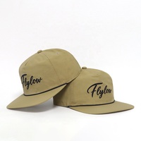 Casquette Snapback Homme Personnalisée avec Logo Brodé, 5 Panneaux, Visière Plate, Cordon, en Nylon Imperméable pour Randonnée et Sports de Plein Air – Qualité Supérieure, Vente en Gros