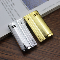 Briquet à pétrole rétro classique en alliage de zinc, allume-cigare à huile, conception sécurisée pour le camping en extérieur
