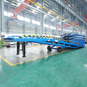 Konteyner boşaltma platformu küçük Dock Leveler mobil yükleme/boşaltma kaldırma platformu manuel hidrolik kaldırma yüksek Manganese lı - Product Image 3