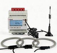 Compteur d'énergie sans fil IoT triphasé ADW300 associé à une bobine Rogowski pour la surveillance de la consommation d'énergie des bâtiments