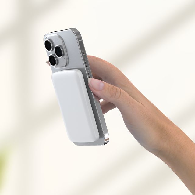 Slim 5000mAh Magnetic Portable Charger 15W Wireless + 20W Wired Fast Charge, Pocket-Sized for Travel