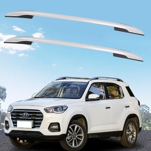 JOESHIER - Portaequipajes de Techo para Automóvil 4x4, para Hyundai IX35, Rieles Laterales de Techo, Barras de Aleación de Aluminio - Product Image 2