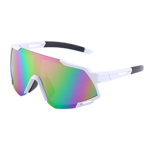 Lunettes de soleil Ny Sports, monture blanche en PC, verres polarisés UV400, coupe-vent, protection solaire pour le cyclisme en extérieur, pour hommes et femmes - Product Image 4