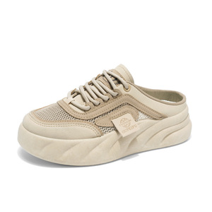 Nuevas Zapatillas Casuales de Lona PVC Estilo Coreano para Mujer con Malla Transpirable, Diseño Abierto y Punta Redonda Multiusos - Product Image 6