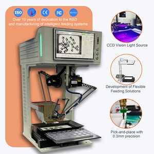 Robot Delta <span class=keywords><strong>de</strong></span> Grado Industrial para Recoger, Colocar y Alimentar con PLC y Motor, Alta Eficiencia en la Manipulación <span class=keywords><strong>de</strong></span> Piezas Pequeñas - Product Image 1