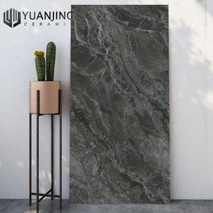 กระเบื้องหินอ่อนแบบเต็มตัวสำหรับห้องนอนห้องนอนสีขาวเทาเคลือบเงา750X1500มม. กระเบื้องปูพื้นพอร์ซเลนกันลื่น - Product Image 6