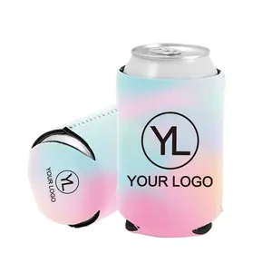 DIY Personalized Gift Idea Neoprene Insulated Holder Beer Can Cooler for Soda Cans or Water Bottles