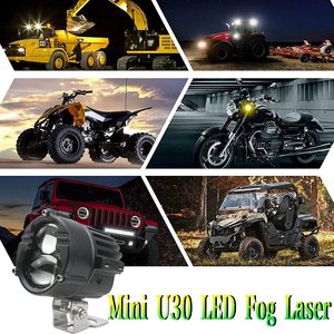 HyperLight phares Led supplémentaires <span class=keywords><strong>Mini</strong></span> phares antibrouillard de conduite pour moto projecteurs avant auxiliaires haut/bas/stroboscopique - Product Image 2