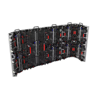Werkseitig hochwertige runde LED-Anzeige für Bühnen hintergrund P3.91 Indoor Rental Flexible LED-Anzeige A5s Empfangs karte