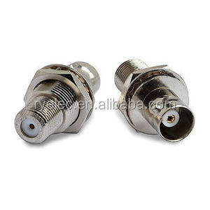 BNC Wall Plate Connector X BNC Jack/socket Adapter with Black/white Color 4 Brass Male ROHS Female Barrel Connector Long 1.5 - Product Image 2
