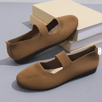 Nouvelles Chaussures Décontractées Plates à Bout Rond pour Femmes, Modèle Printemps-Automne 2025, Idéales pour Maman