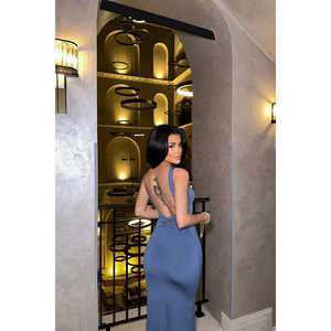 ชุดราตรีสีครามสำหรับผู้สูงอายุ - Product Image 2