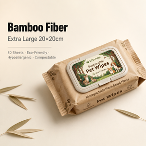 ผ้าเช็ดทำความสะอาดสัตว์เลี้ยงสูตรอ่อนโยนที่ปรับแต่งได้ - Product Image 3