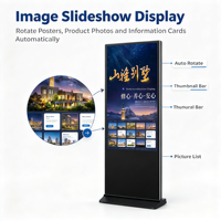 Fournisseur professionnel d'affichage numérique tactile capacitif sur pied, écran LCD publicitaire pour le marché commercial mondial
