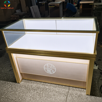 Ensemble de présentoirs à bijoux en gros avec vitrines éclairées par LED et comptoirs de rangement pour les magasins de centres commerciaux - Système d'affichage personnalisable et écologique