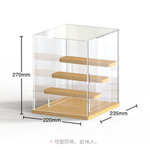 Lucite Container terrariums Display <span class=keywords><strong>Action</strong></span> Figures case Acrylique Display Show case - Product Image 3