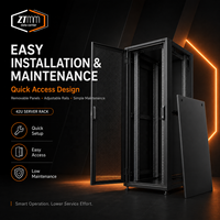 Armoire de serveur ZTmm à haute perforation 42U pour l'infrastructure des centres de données