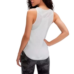 Camiseta Deportiva Personalizada con Logotipo para Mujer, Camiseta sin Mangas para Gimnasio, Correr, Yoga, Transpirable, para Fitness - Product Image 5