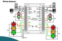 Contrôleur de feux de circulation 4 phases programmable AC intelligent pour le contrôle des feux de circulation
