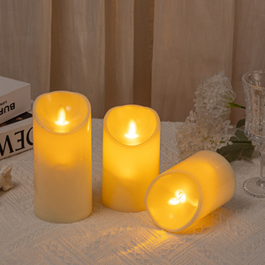 Nhựa LED Điện nhấp nháy simulated ngọn lửa nến Bộ với bộ đếm thời gian bán buôn Nhà cung cấp - Product Image 4