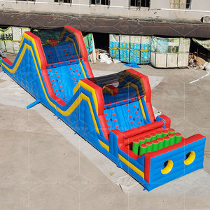 Divertido Circuito <span class=keywords><strong>de</strong></span> Obstáculos Inflable Gigante con Forma <span class=keywords><strong>de</strong></span> Peine para Alquiler en Fiestas y Eventos <span class=keywords><strong>de</strong></span> Equipo - Product Image 1