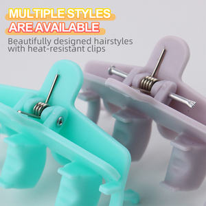 4 Kapsels Beschikbaar Mooi Ontworpen Hittebestendige Clips Eenvoudig Gebruik Krullend Haar Permanent Haarspelden Fabrieksleverancier Nieuw Product - Product Image 3