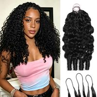 Vente en gros usine – Cheveux humains brésiliens bouclés à plumes, pré-séparés, invisibles, pour tresses, pour femmes