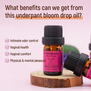 Chinaherbs Culotte Confort Vaginal 100% Huiles Essentielles Pures Eucalyptus Palmarosa Tea Tree Lavande Romarin Menthe Poivrée - Product Image 3