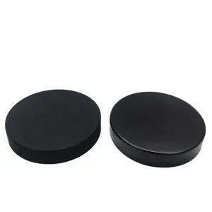 Hot sale PP 89mm-400 smooth skirt screw cap wide mouth flat lid soft touch plastic cover with liner