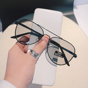 Lunettes de soleil pilote pour homme, ovales, à monture intégrale, polarisées, UV400, pour la conduite - Product Image 3