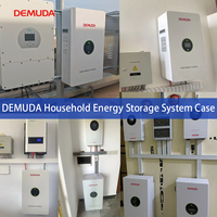 DEMUDA 8KW US Güneş Enerjisi Hibrit İnvertör Düşük Frekanslı Saf Sinüs Dalgası 120v 240v 10kw 48v Ayrık Tek Fazlı İnvertör Güneş Enerjisi Sistemi için