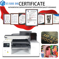 Imprimante UV DTF A1/A2/A3/A4 avec tête d'impression Ricoh, machine d'impression d'étiquettes et de cartes compatible avec le film AB