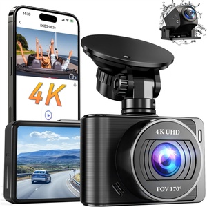 Bán Hot Chất lượng cao 4K Car DVR với GPS 30fps tầm nhìn ban đêm Dash Cam 2-inch hộp đen màn hình ghi âm cho xe - Product Image 1
