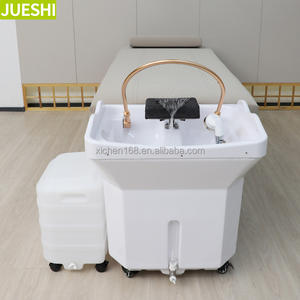 JUESHI Hot Sale Hair Salon Equipment <strong>Portable</strong> Head Spa Basin Multifunction Water Storage Head Basin with Wheels Hair Wash <strong>Sink</strong> - Product Image 5