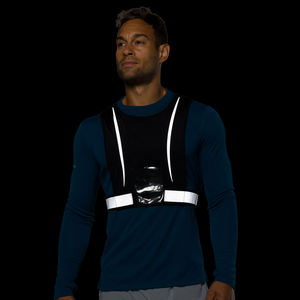 سترة ترطيب خفيفة الوزن عاكسة للضوء مصنوعة من البوليستر مع حامل للهاتف للتنزه والتسلق والتدريب في الهواء الطلق - Product Image 5