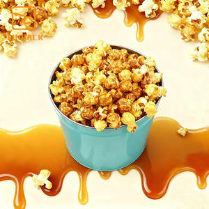 Personalizado Impresso 2 Galões Rodada Natal Popcorn Tins Balde Promocional Metal Popcorn Embalagem Lata Com Tampa - Product Image 3