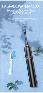 <span class=keywords><strong>Brosse</strong></span> <span class=keywords><strong>à</strong></span> dents électrique intelligente pour adulte Vibration acoustique Blanchiment des dents Chargement USB Étanche 6 modes Soins des gencives bucco-dentaires - Product Image 2