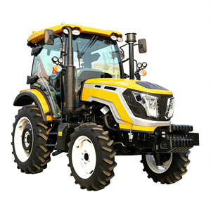 Tracteur agricole chinois 4x4 à transmission par engrenages, machines agricoles à roues, 60HP, 70HP, 80HP, 90HP pour l'agriculture - Product Image 1
