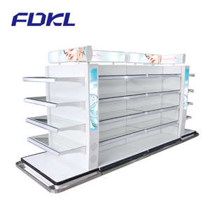 Chất lượng tốt hiện đại cửa hàng bán lẻ Kim Loại Mỹ phẩm siêu thị Gondola Kệ Rack hiển thị - Product Image 6