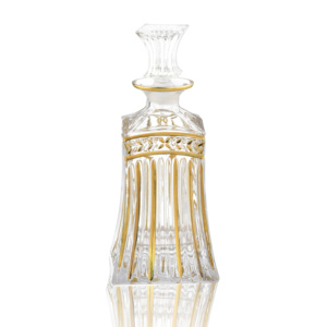 N18 Golden Wine Glass <strong>Decanter</strong> <strong>Crystal</strong> with Round Label Design <strong>Whiskey</strong> Glass Bottle - Product Image 1