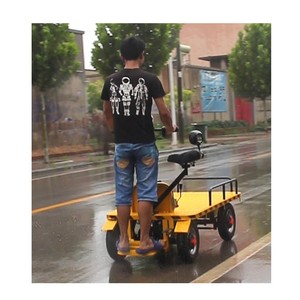 Customizable Inexpensive Flatbed Electric Cart for Short Distance Cargo <b>Transporter</b> Cart - Product Image 2